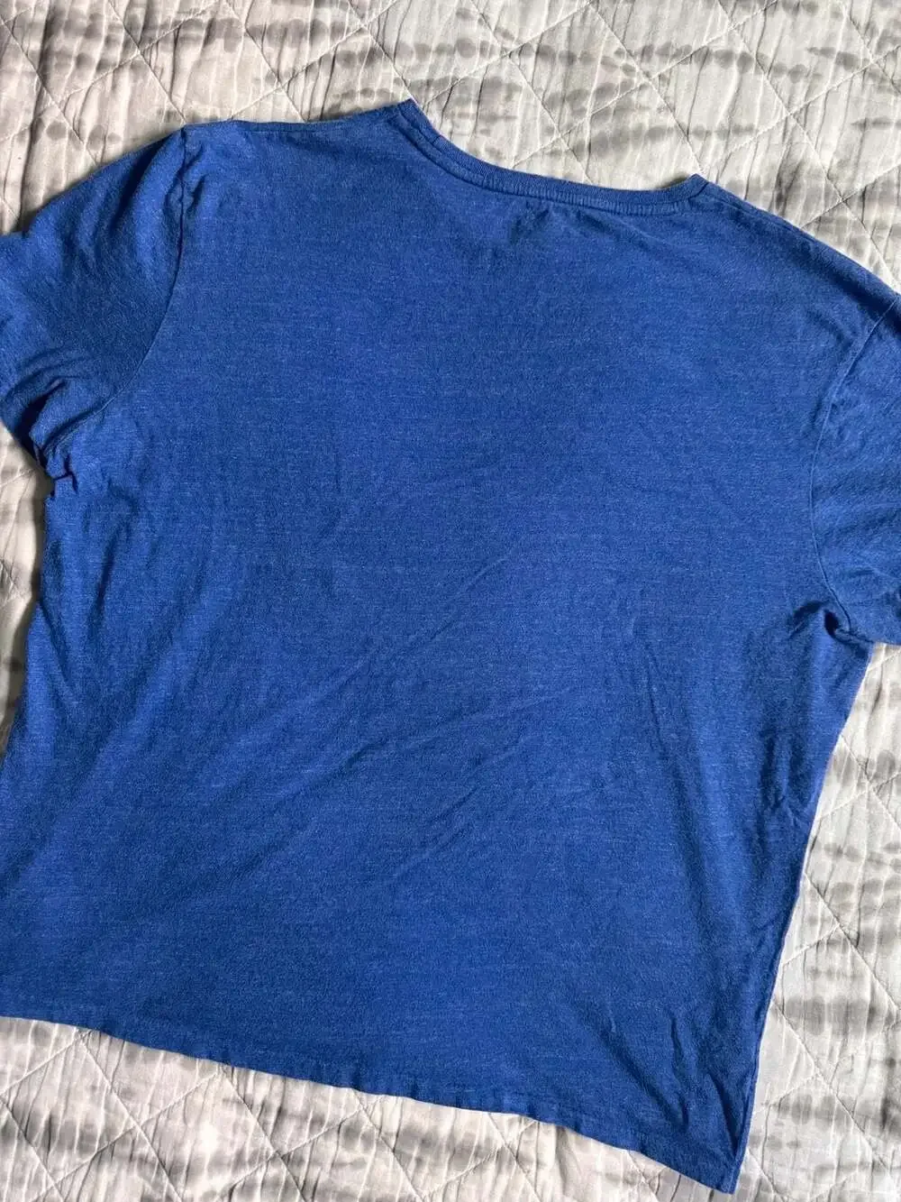 Polo Ralph Lauren Men's Crewneck Short Sleeve Heather Blue T-Shirt Men’s L